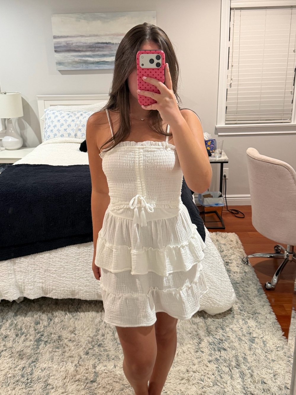 Ocean Drive White Mini Dress